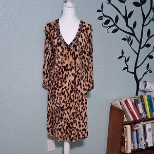 Cato Leopard Print Dress